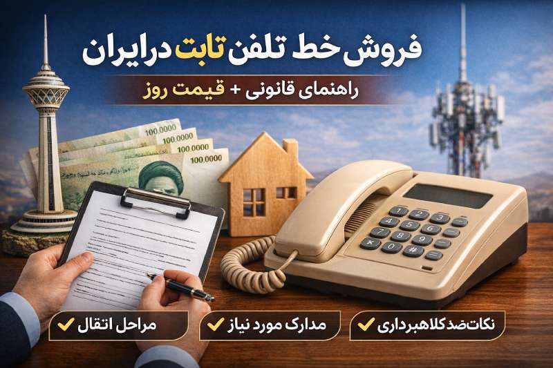خط تلفن ثابت مخابرات برای فروش و قیمت دقیق خطوط