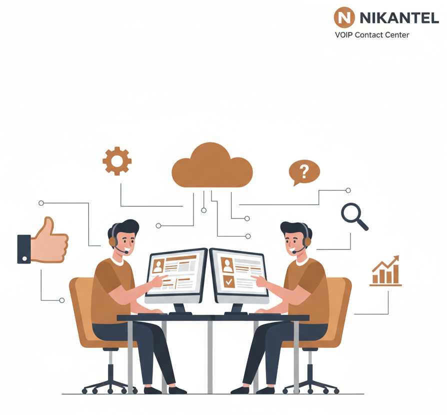 پشتیبانی مرکز تماس ویپ